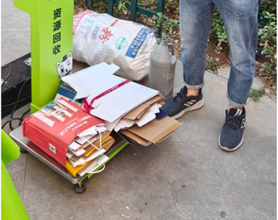 貓先生廢品回收，智能再生資源回收站，廢品回收箱價格，收集柜生產(chǎn)廠家