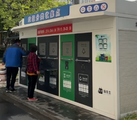 智能垃圾房,垃圾收集點(diǎn)，清潔屋,小區(qū)垃圾分類站生產(chǎn)廠家