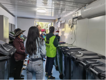 智能分類垃圾房，清潔小屋，垃圾分類收集站生產(chǎn)廠家