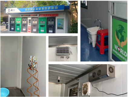 江蘇智能分類垃圾房，清潔小屋，垃圾分類收集站生產(chǎn)廠家