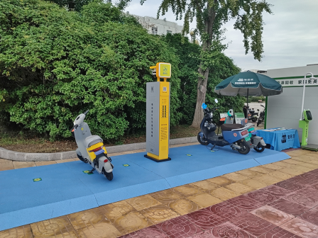 華展貓先生電動(dòng)車充電樁生產(chǎn)廠家，共享電動(dòng)車解決方案