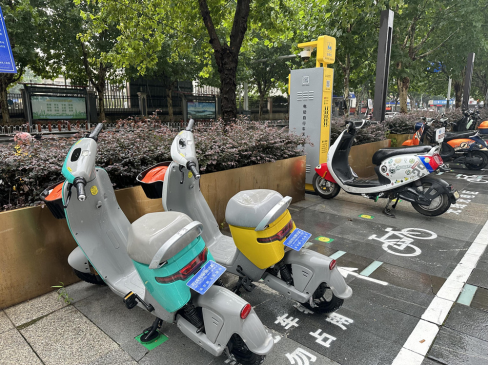 電動自行車充電樁，智能無線充電，電單車充電樁廠家